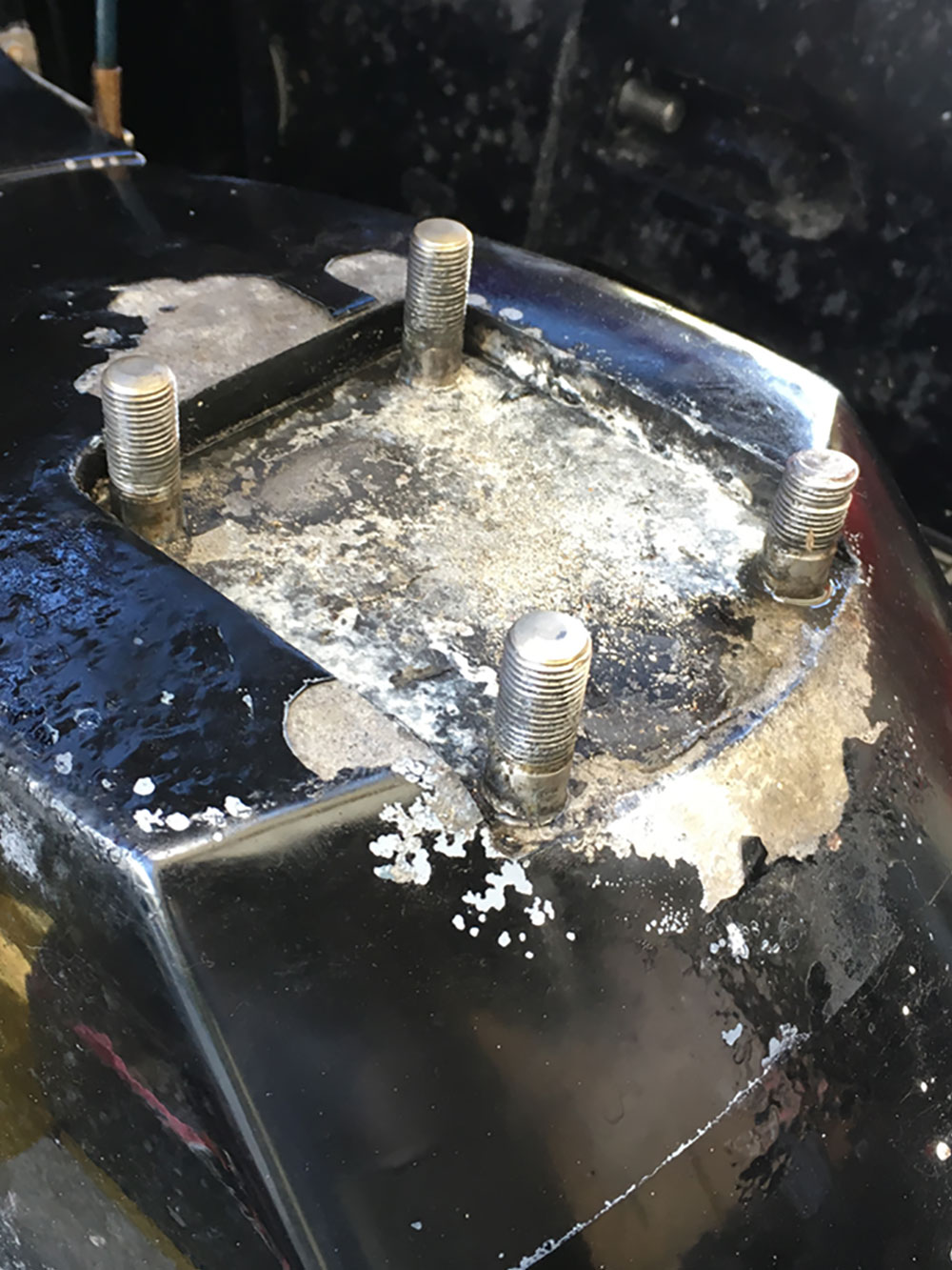 Corroed gimbal housing