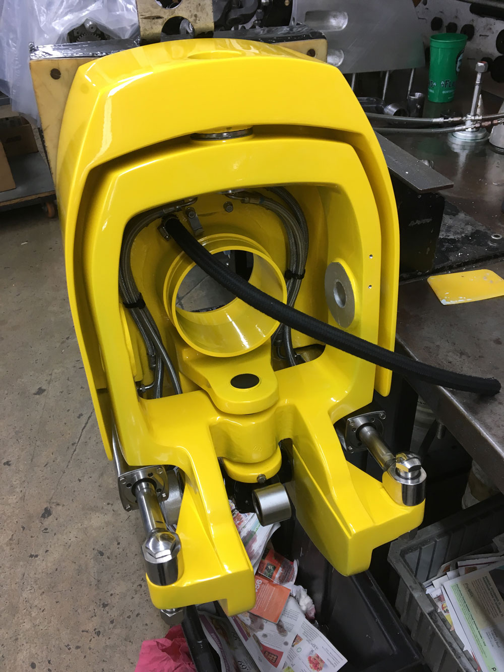 Rebuilt gimbal housing